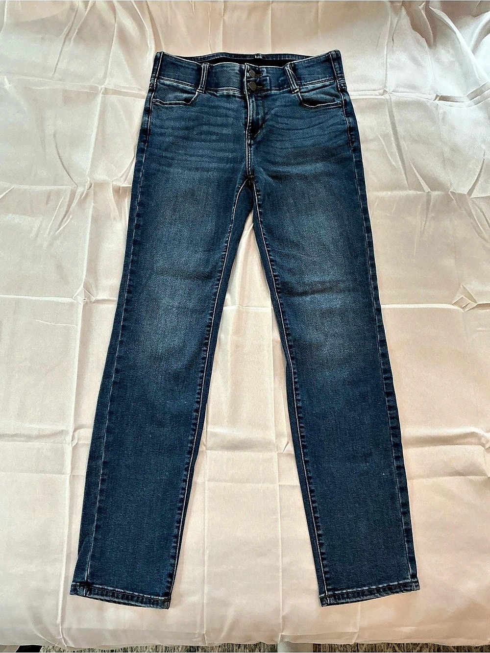 Nine West Slim Straight Denim Blue Jeans